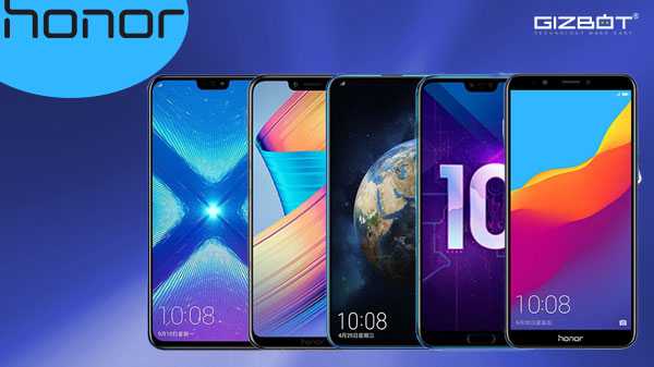 Lista över smarttelefoner från Honor som lanserades 2018
