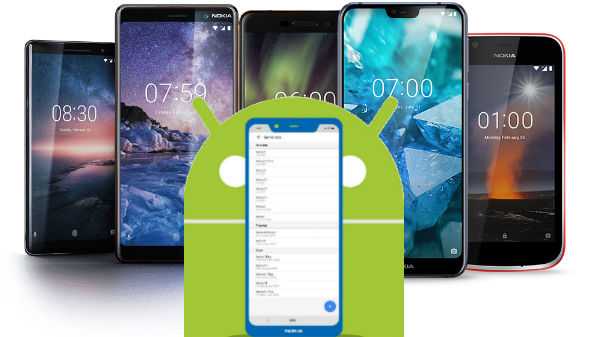 Lista de teléfonos inteligentes Nokia para actualizar Android Pie en 2019