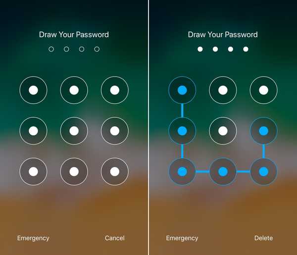LockDroid memberikan iPhone Anda yang di-jailbreak layar layar kode-matriks klasik Android