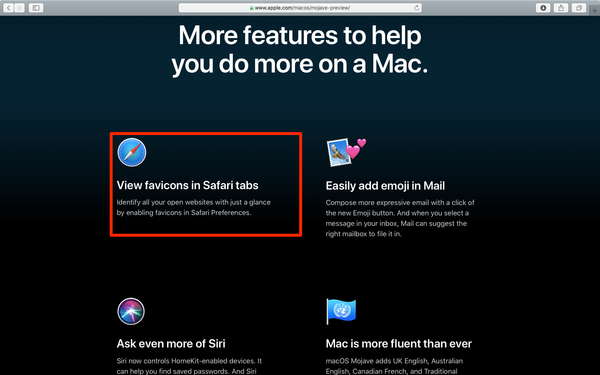 Favicon yang sudah lama ditunggu-tunggu di tab Safari akhirnya kembali, berkat iOS 12 dan macOS Mojave
