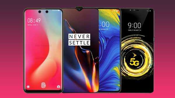 Mest forventede 5G premium smarttelefoner av 2019