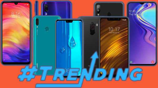 Los teléfonos inteligentes más populares de la semana pasada Redmi Note 7 Pro, Galaxy M20, Galaxy S10 +, Huawei Y9 y más