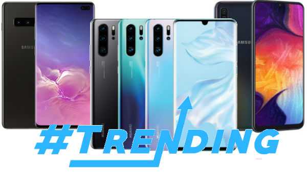 Mest populära smartphones från förra veckan Samsung Galaxy A80, Huawei P30 Pro, Redmi Note 7 och mer