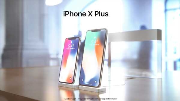 Rendering baru bayangkan iPhone X Plus 6,7 inci