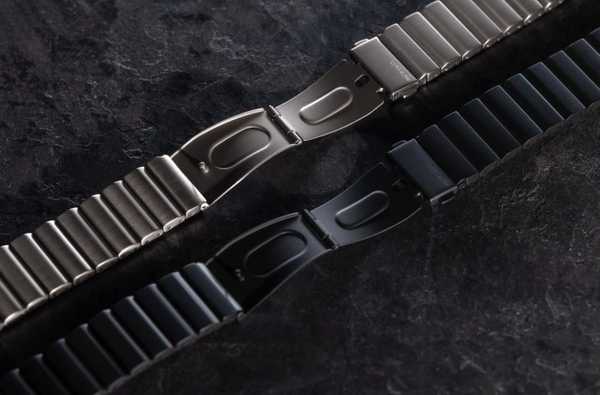 De titanium Apple Watch-band van Nomad wordt gelanceerd en lijkt op een hoogwaardige metalen schakelarmband