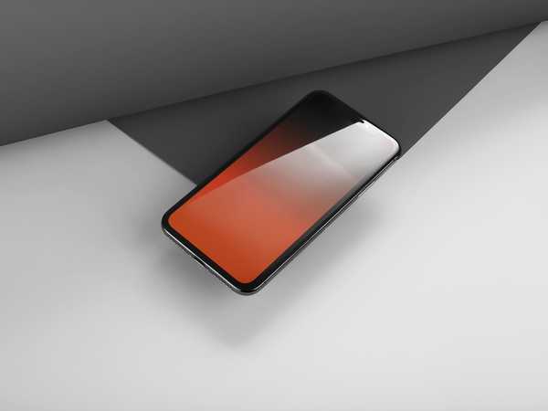 Notchless gradient tapeter för iPhone X