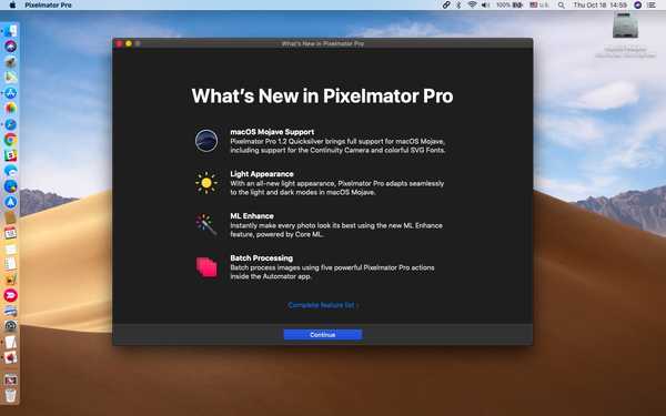 Pixelmator Pro gagne le mode d'éclairage, le traitement par lots Automator, les améliorations automatiques et plus