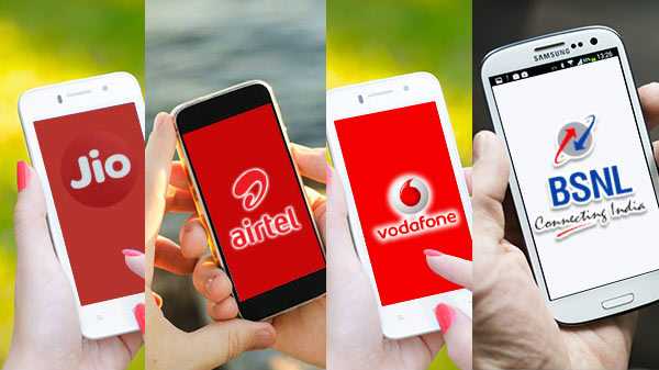 Reliance Jio vs Airtel vs Vodafone vs BSNL Planes prepagos a largo plazo comparados