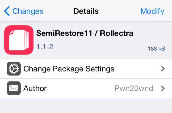 La actualización de Rollectra / SemiRestore11 brinda soporte para iOS 11.3-11.4.x, agrega mejoras
