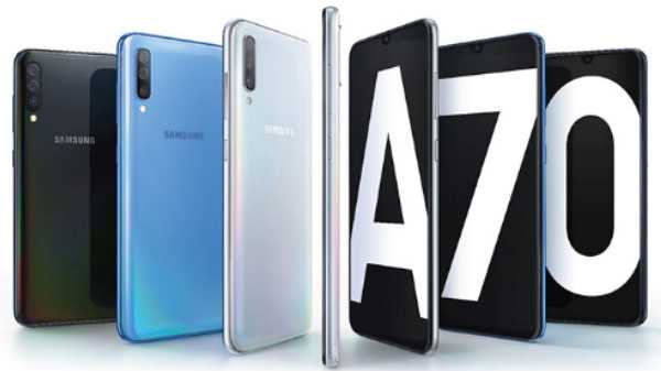 Samsung Galaxy A70 mot andra mellanklassiga smartphones under Rs. 30 tusen