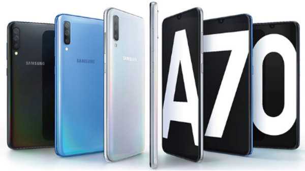 Samsung Galaxy A70 Vs otros teléfonos inteligentes por debajo de Rs 30,000