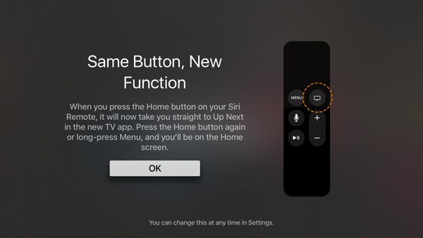A tela inicial do Apple TV e o aplicativo de TV devem se unir para se tornar um?