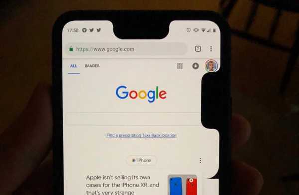 Software glitch adaugă o notch în plus la unele telefoane Google Pixel 3 XL
