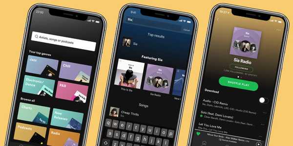 Spotify erhält endlose Künstler-Radio-Wiedergabelisten, personalisierte Suche und optimierte Navigation