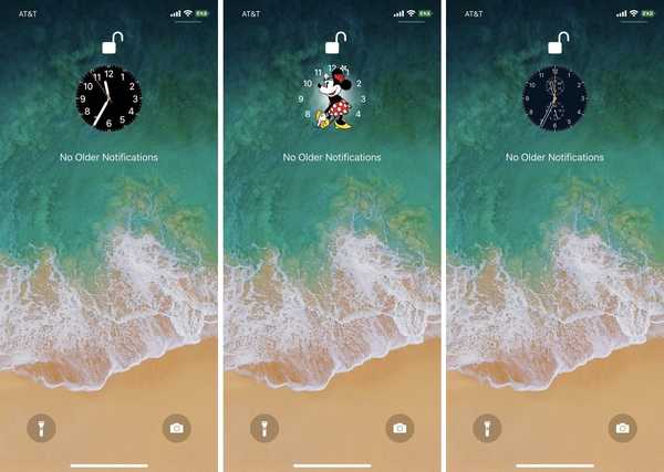 SqueakTime memungkinkan Anda menggunakan wajah Apple Watch di layar Kunci iPhone Anda
