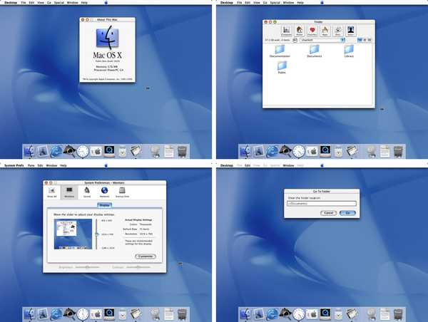 Atemberaubende Sammlung von 1.500 Screenshots, die jede MacOS-Veröffentlichung seit 2000 beschreiben