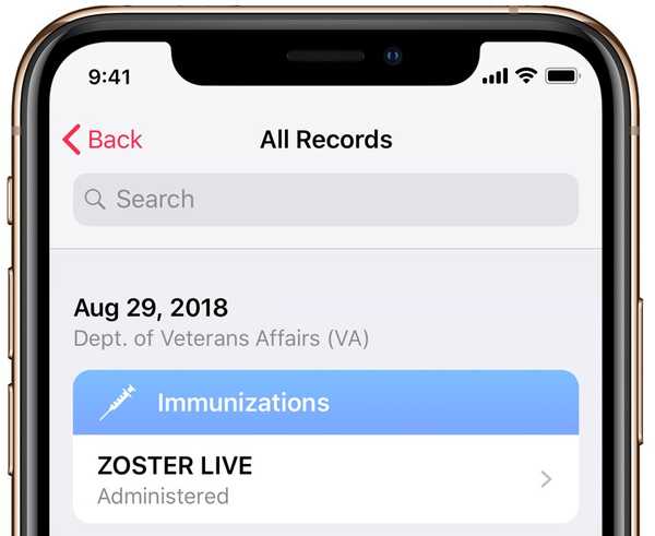 La función de Registros de salud en iPhone estará disponible pronto para veteranos