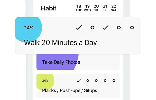 Acompanhe e mantenha hábitos positivos em sua vida com o aplicativo Habit gratuito