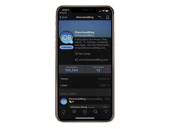 Tweetbot 5-oppdateringen tilbyr fornyet design, optimalisert mørkt tema og mer
