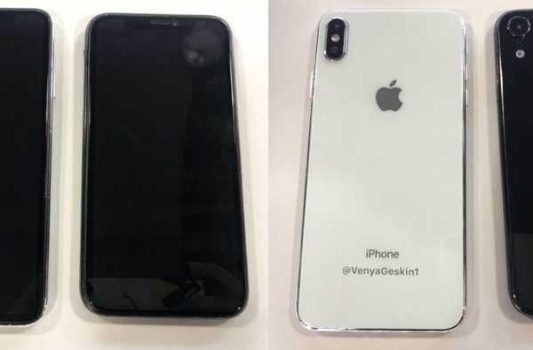 Filtraciones de video que supuestamente muestran un iPhone X Plus de 6.5 pulgadas y un modelo de 6.1 pulgadas