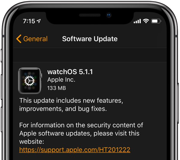 watchOS 5.1.1 anländer, fixar problem med falldetektering, Walkie-Talkie och Activity Awards