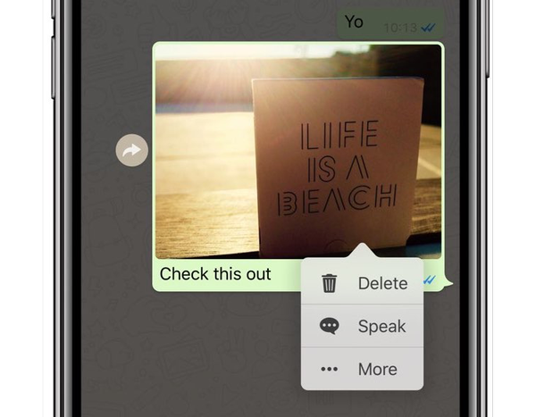 WhatsApp obtiene soporte para iPhone XS Max, mensajes de voz consecutivos y más