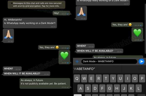 WhatsApp prueba el modo oscuro y previsualiza videos en notificaciones push