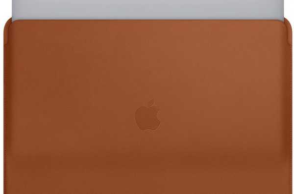 Vous pouvez acheter pour la première fois la housse en cuir de qualité mais chère d'Apple pour votre MacBook Pro