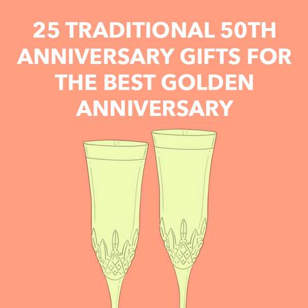 25 regali tradizionali per il 50 ° anniversario per il miglior anniversario d'oro