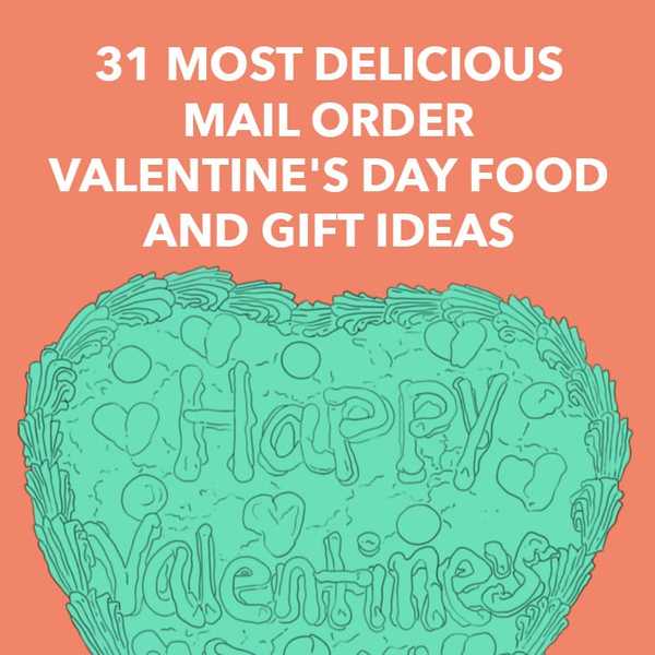 31 Meest heerlijke postorder Valentijnsdag eten en cadeau-ideeën