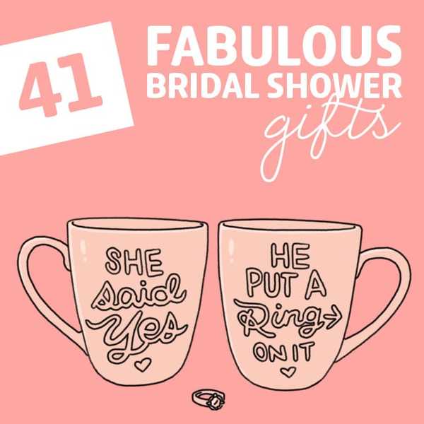 41 idées cadeaux fabuleuses pour la douche nuptiale