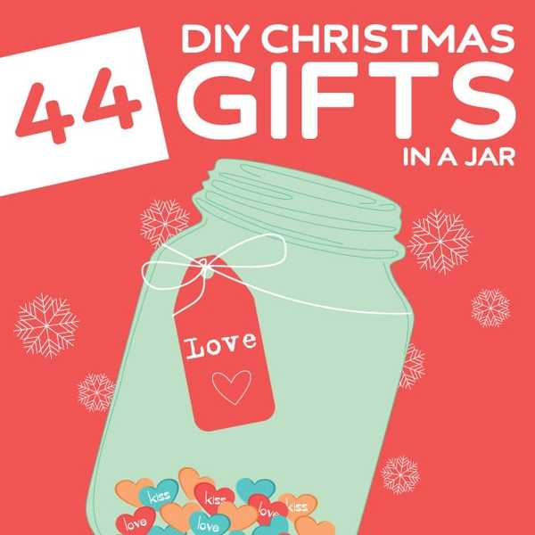 44 presentes criativos de Natal DIY em uma jarra