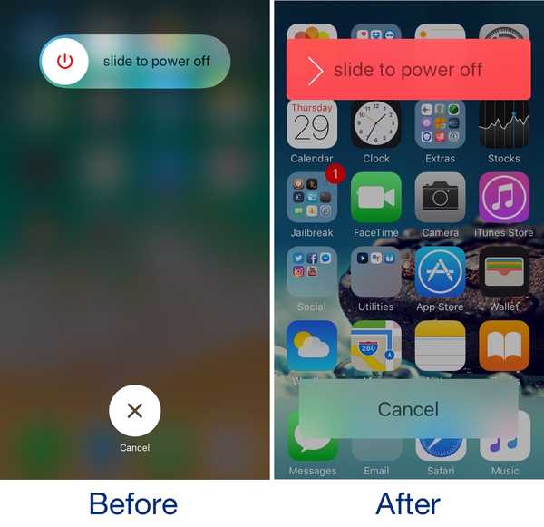 7ower cura la tua nostalgia per il menu di spegnimento di iOS 7-esque