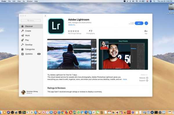 Adobe Lightroom est désormais disponible dans le Mac App Store