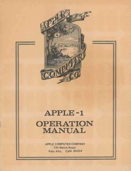 Un manuale estremamente raro di Apple I del 1976 può ottenere oltre $ 10.000 all'asta