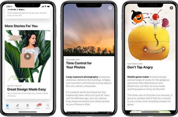 Editorial App Store, fitur khusus, dan kisah lainnya kini dapat dilihat di web