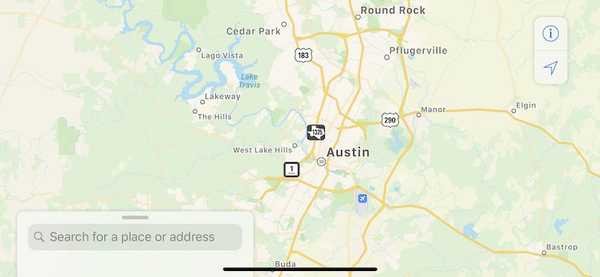 Le mappe Apple con dati aggiornati sul terreno si espandono in Texas, Louisiana e Mississippi meridionale