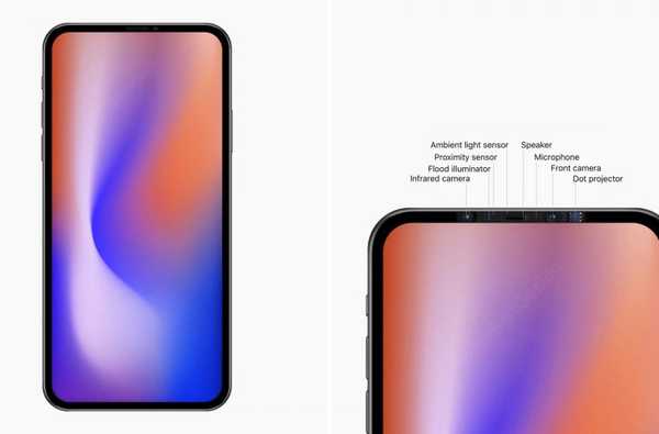 A Apple pode ter prototipado um iPhone 2020 sem um entalhe, tela de 6,7 polegadas e câmera TrueDepth alojada no painel superior