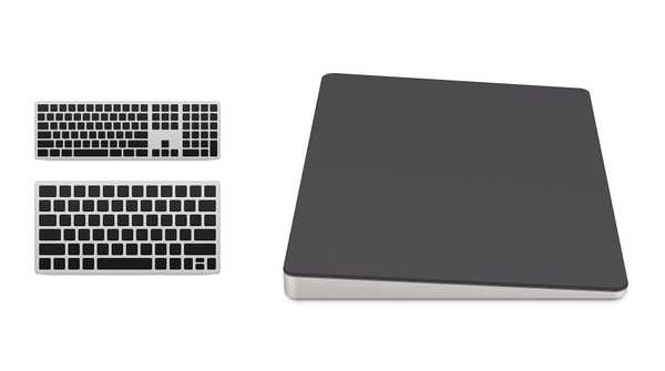 Apple kan lansere et sølvt og svart magisk tastatur uten nummertastatur