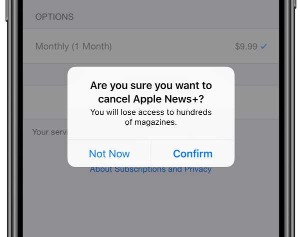 Apple News + staat op het punt gebruikers $ 10 per maand in rekening te brengen, hier kun je je proefperiode nu annuleren