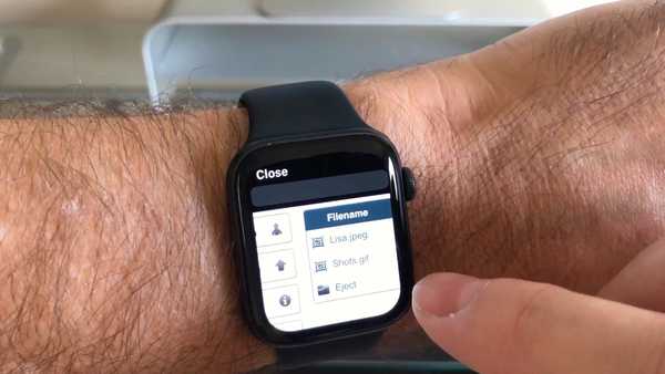 Apple Watch aangesloten op een Iomega Zip-schijf. Zal het werken?