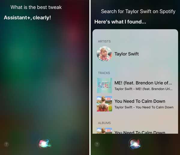 Assistant + kann Siri auf Mobilteilen mit Jailbreak noch leistungsfähiger machen