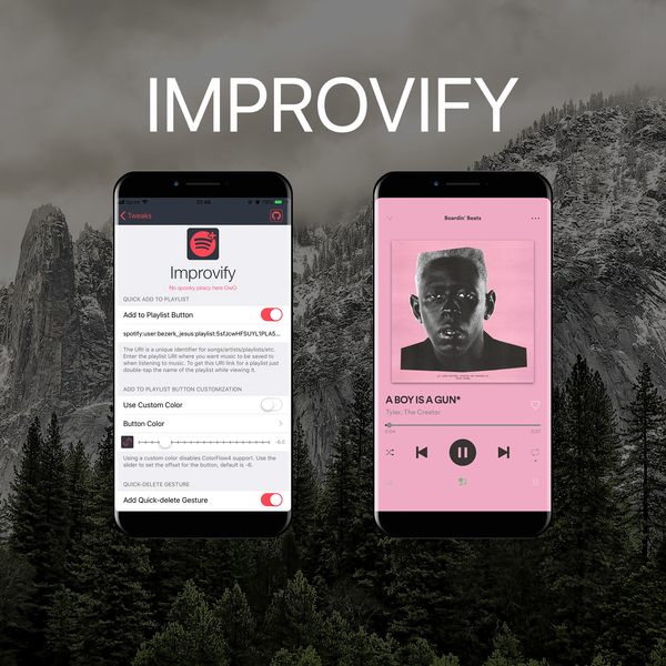 Aumenta l'app Spotify Music con Improvify