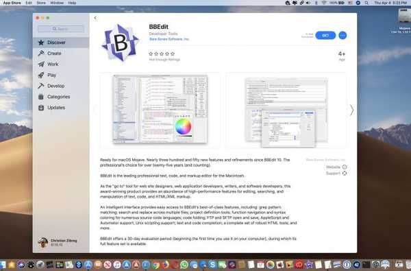 BBEdit kehrt in den Mac App Store zurück, nachdem Mojaves Sandbox-Beschränkungen gelockert wurden