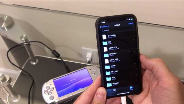 Conectando uma unidade de disquete, um PSP da Sony e até uma calculadora gráfica ao aplicativo Arquivos do iOS 13