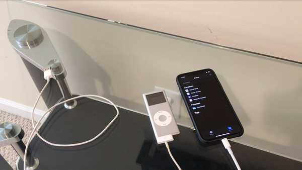 Verbinden eines iPod mit einem iPhone mithilfe der neuen Unterstützung für externen Speicher in der App Dateien von iOS 13