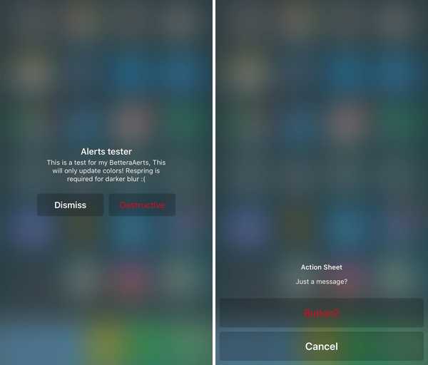 Dele al sistema de alertas de iOS una nueva capa de pintura con BetterAlerts