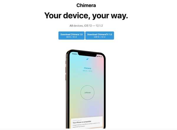 Har du problemer med å jailbreaking iOS 12 med Chimera? Prøv dette!