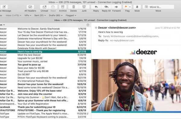 Hur du ändrar layouten för din inkorg i Mail on Mac
