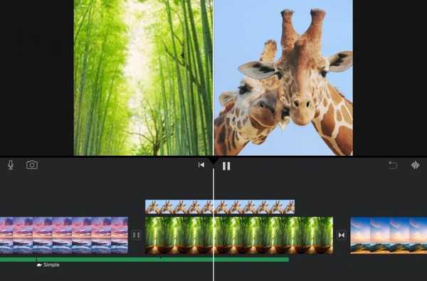 Cómo crear un efecto de pantalla dividida en iMovie en Mac e iOS